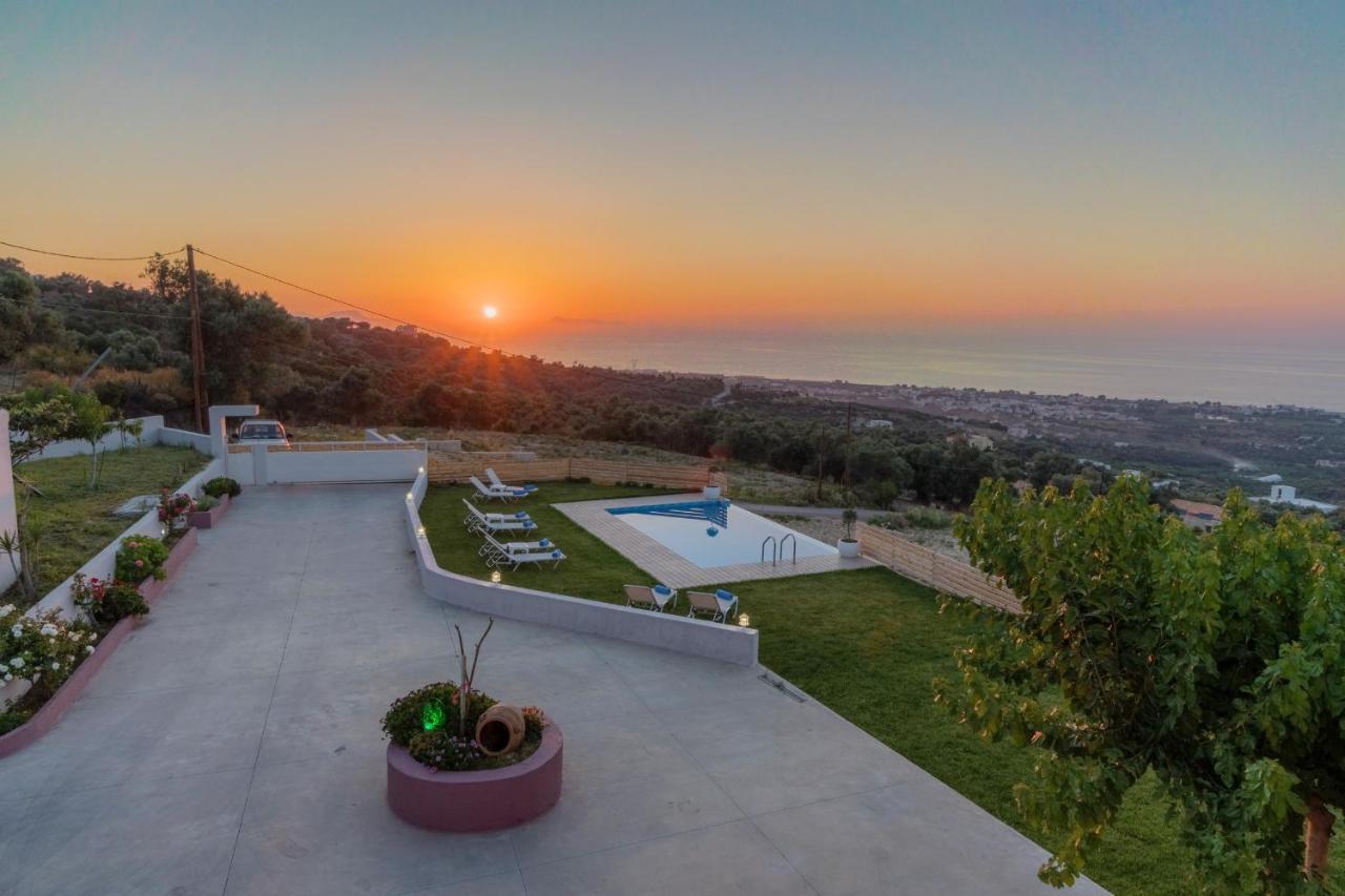 Alkistis Villa With Amazing Sea View Maroulas Ngoại thất bức ảnh