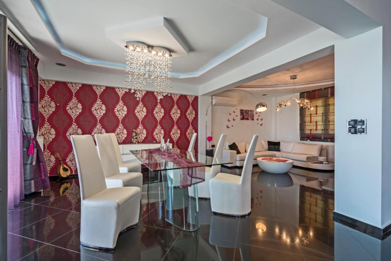 Alkistis Villa With Amazing Sea View Maroulas Ngoại thất bức ảnh
