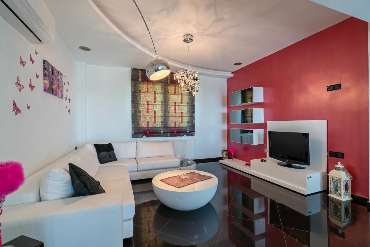 Alkistis Villa With Amazing Sea View Maroulas Ngoại thất bức ảnh