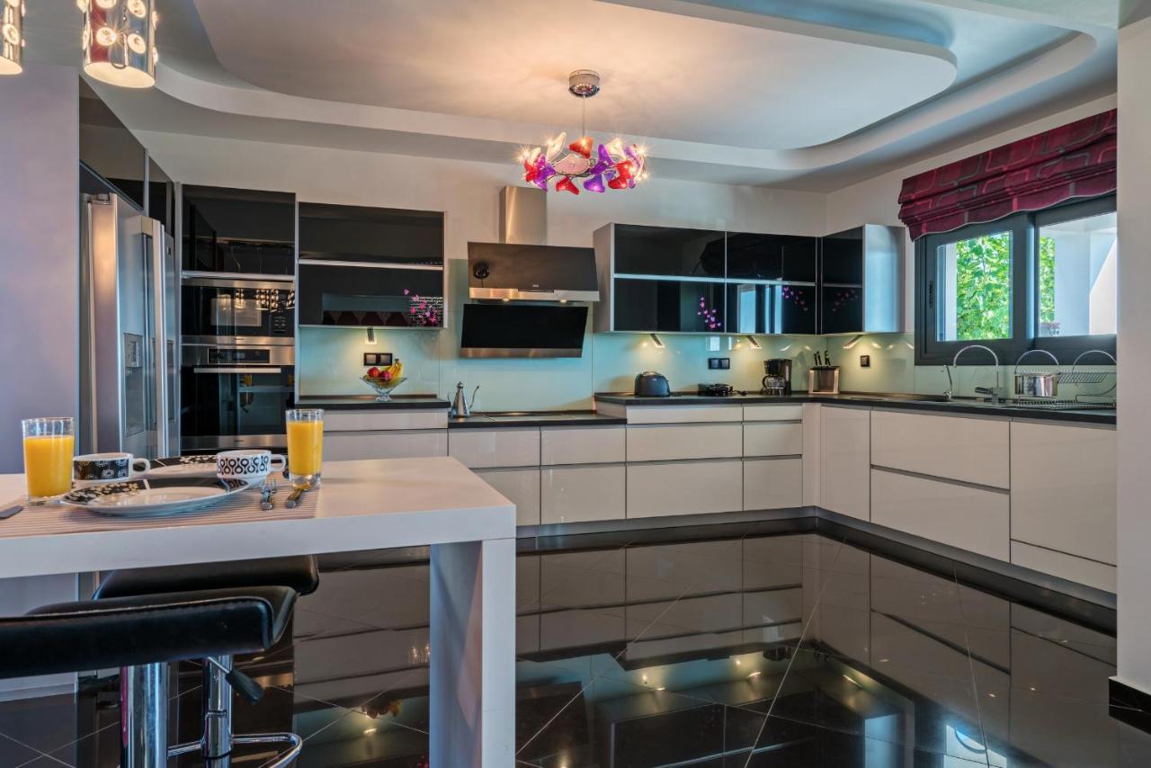 Alkistis Villa With Amazing Sea View Maroulas Ngoại thất bức ảnh