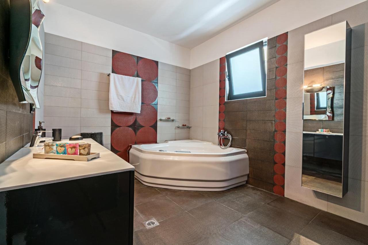Alkistis Villa With Amazing Sea View Maroulas Ngoại thất bức ảnh