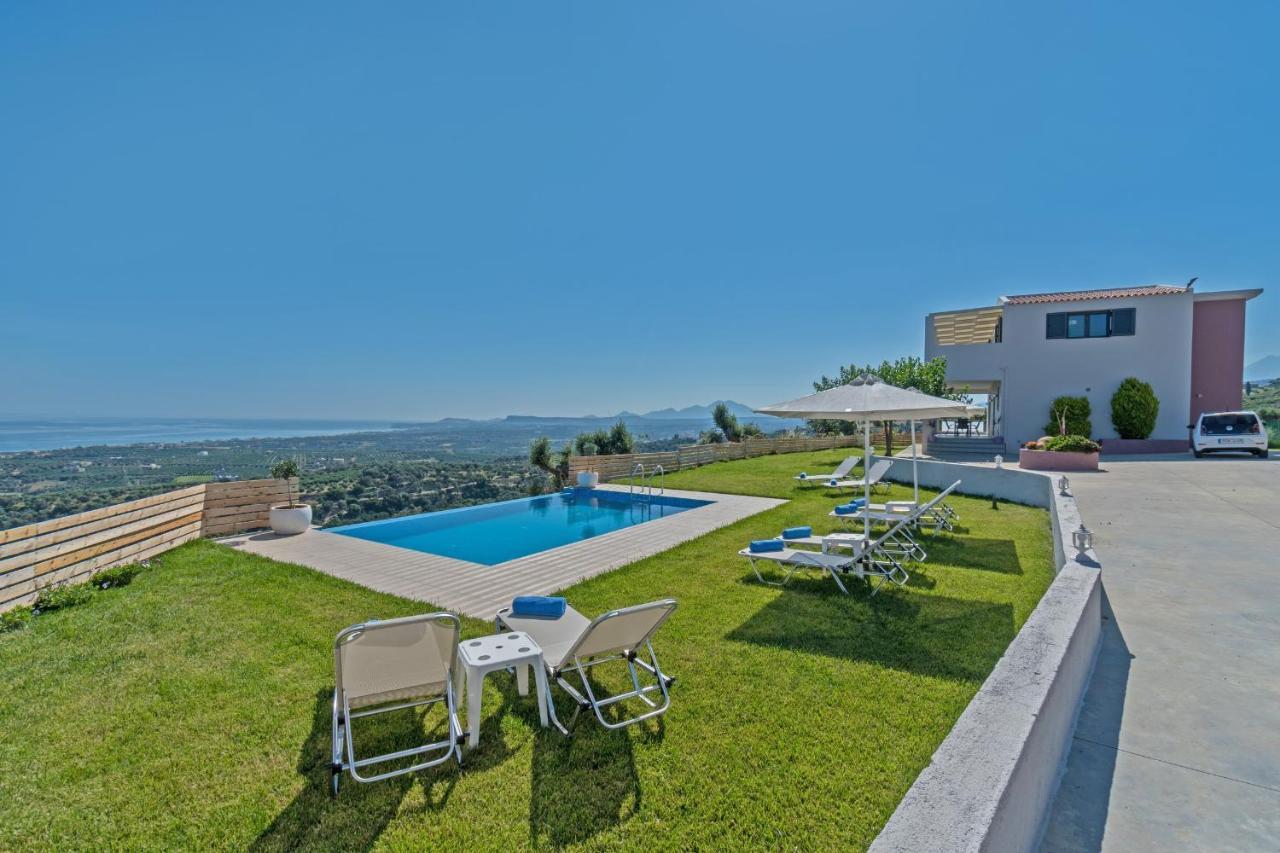 Alkistis Villa With Amazing Sea View Maroulas Ngoại thất bức ảnh