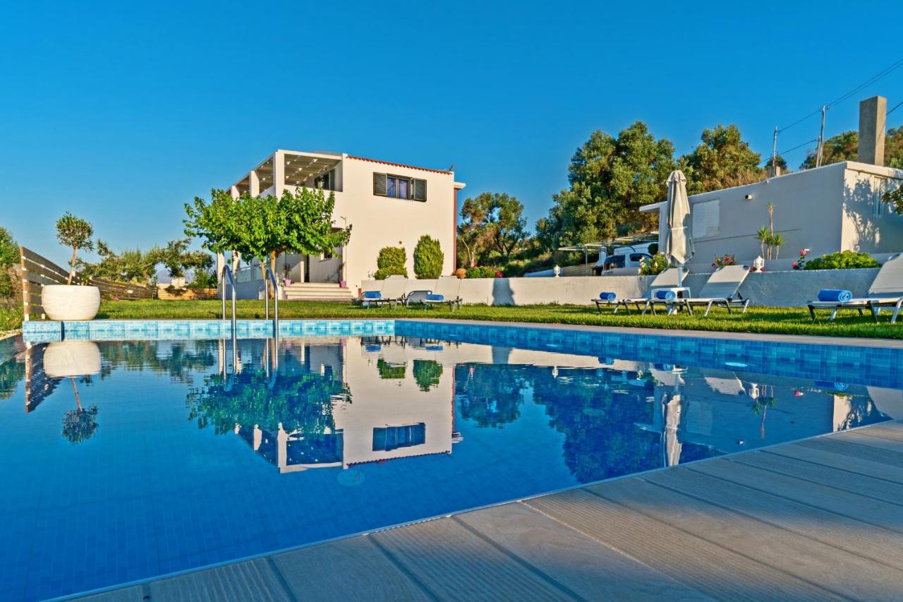 Alkistis Villa With Amazing Sea View Maroulas Ngoại thất bức ảnh