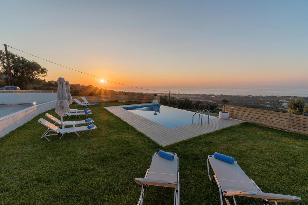 Alkistis Villa With Amazing Sea View Maroulas Ngoại thất bức ảnh