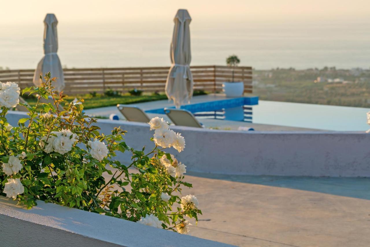 Alkistis Villa With Amazing Sea View Maroulas Ngoại thất bức ảnh