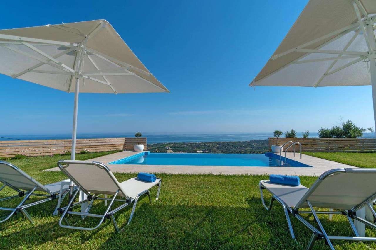Alkistis Villa With Amazing Sea View Maroulas Ngoại thất bức ảnh