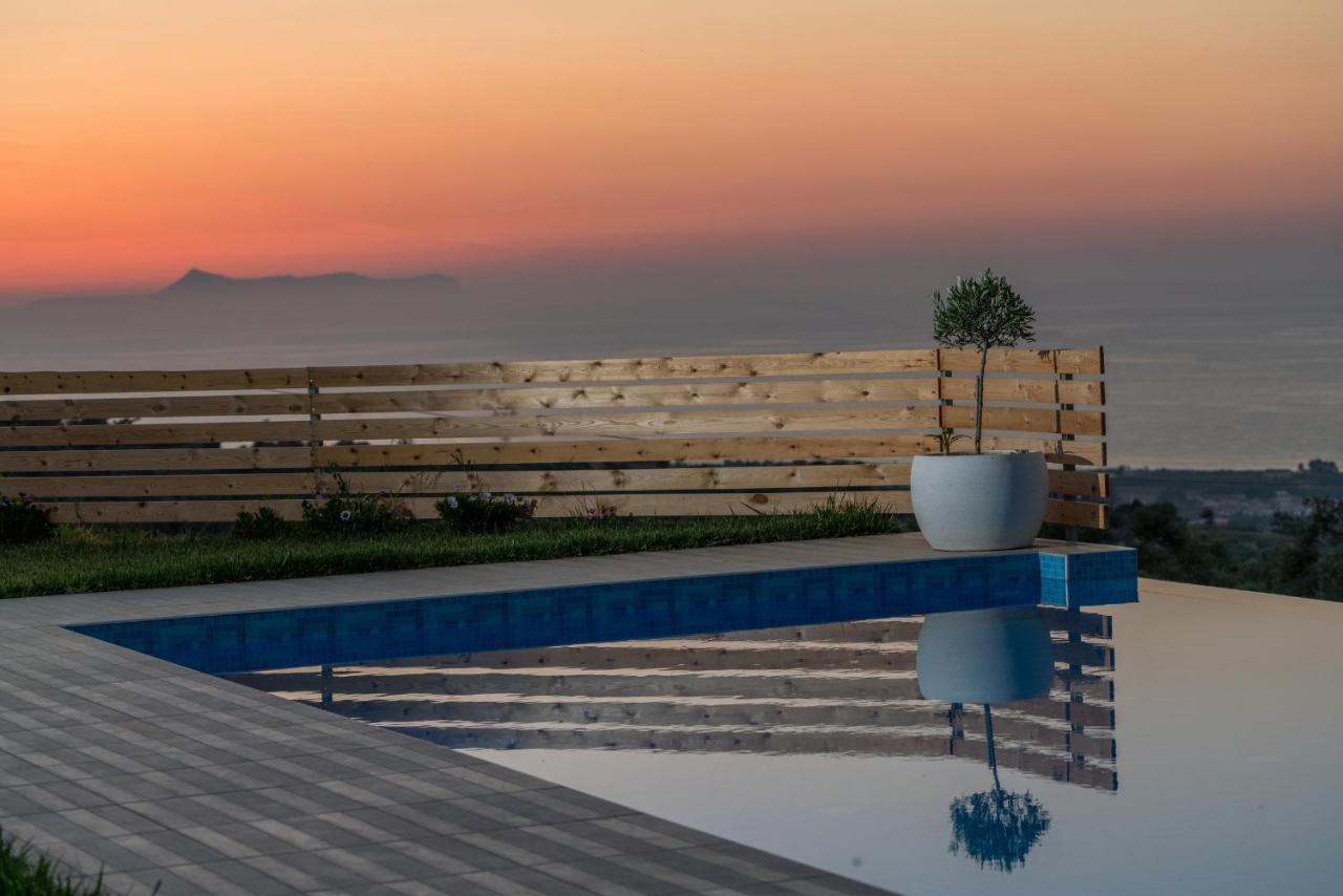 Alkistis Villa With Amazing Sea View Maroulas Ngoại thất bức ảnh