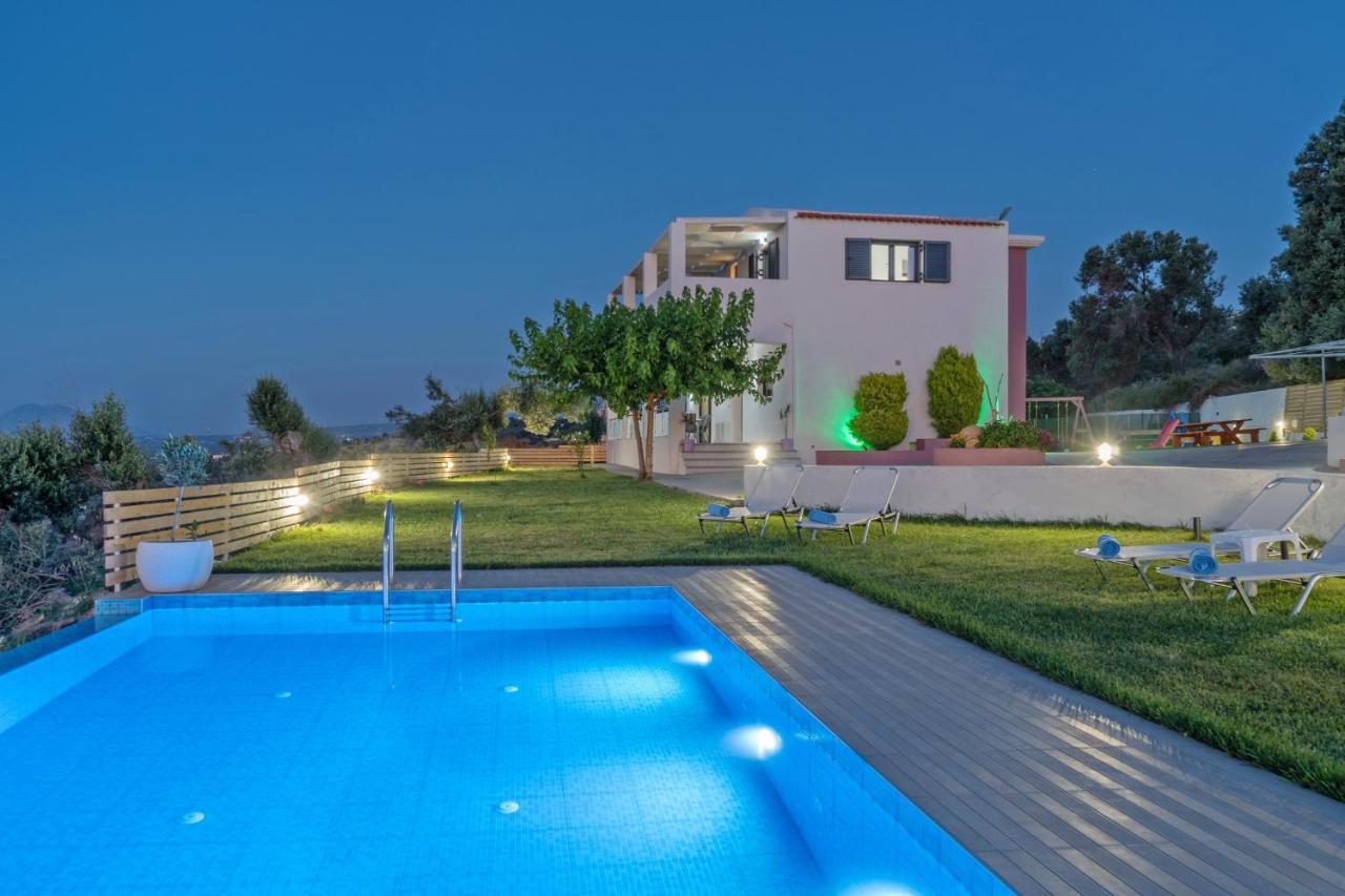 Alkistis Villa With Amazing Sea View Maroulas Ngoại thất bức ảnh