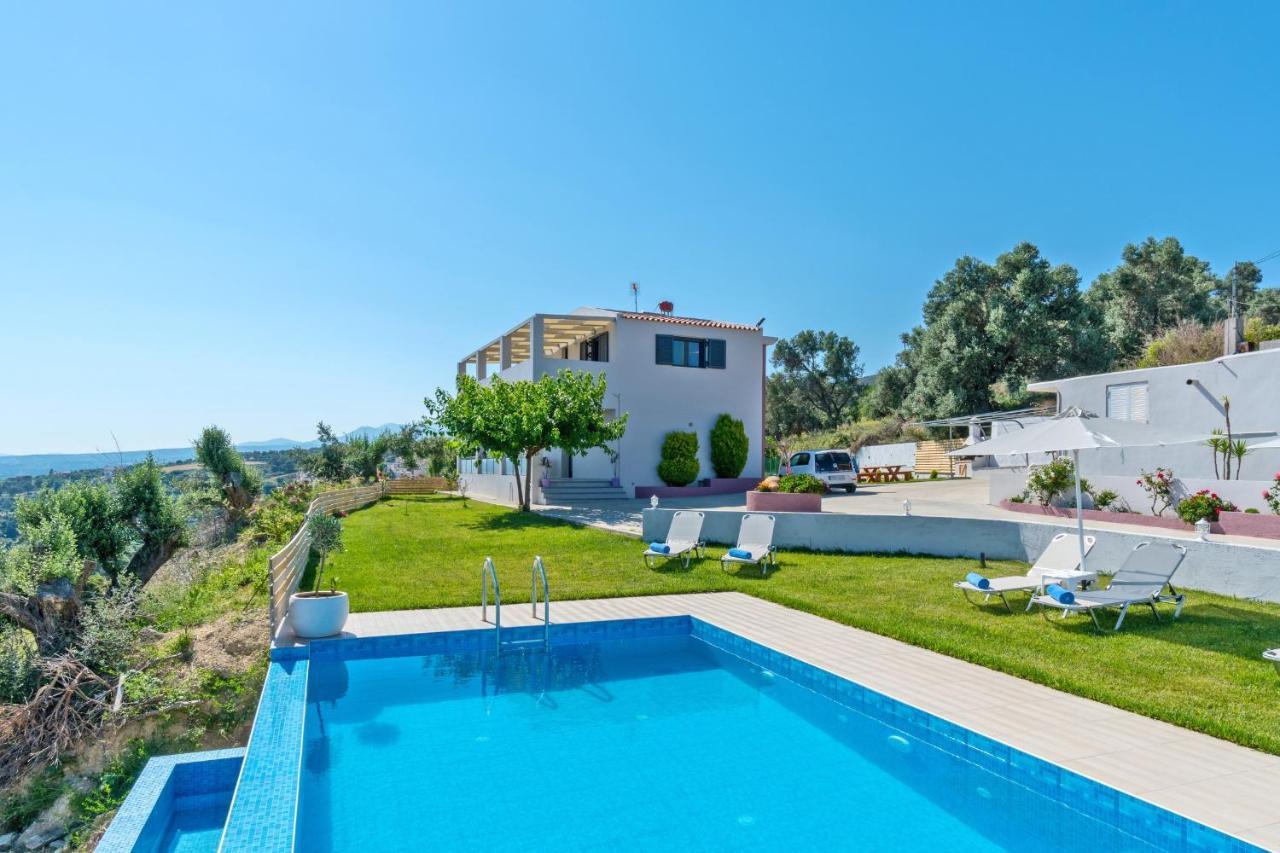 Alkistis Villa With Amazing Sea View Maroulas Ngoại thất bức ảnh