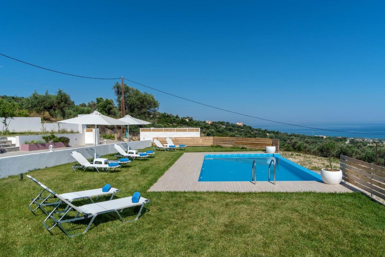 Alkistis Villa With Amazing Sea View Maroulas Ngoại thất bức ảnh