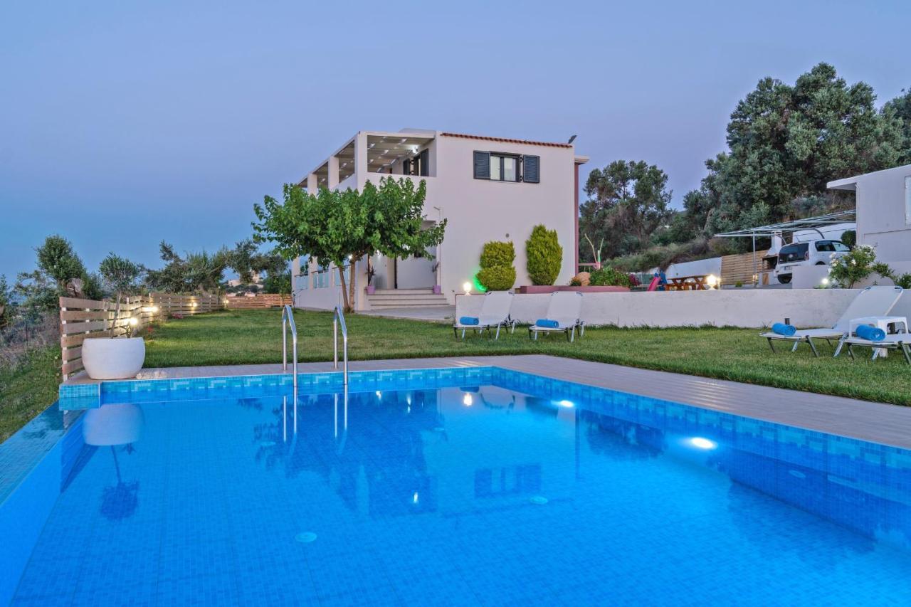 Alkistis Villa With Amazing Sea View Maroulas Ngoại thất bức ảnh